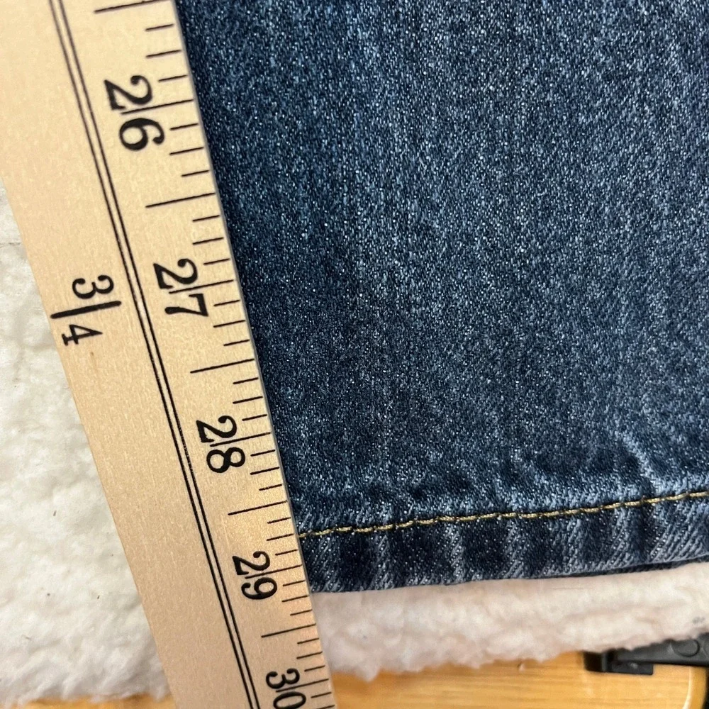 Levi's Jeans Mens 40x32 Blue 514 Straight Fit Dark Wash Denim Pants‎ 00514-4010